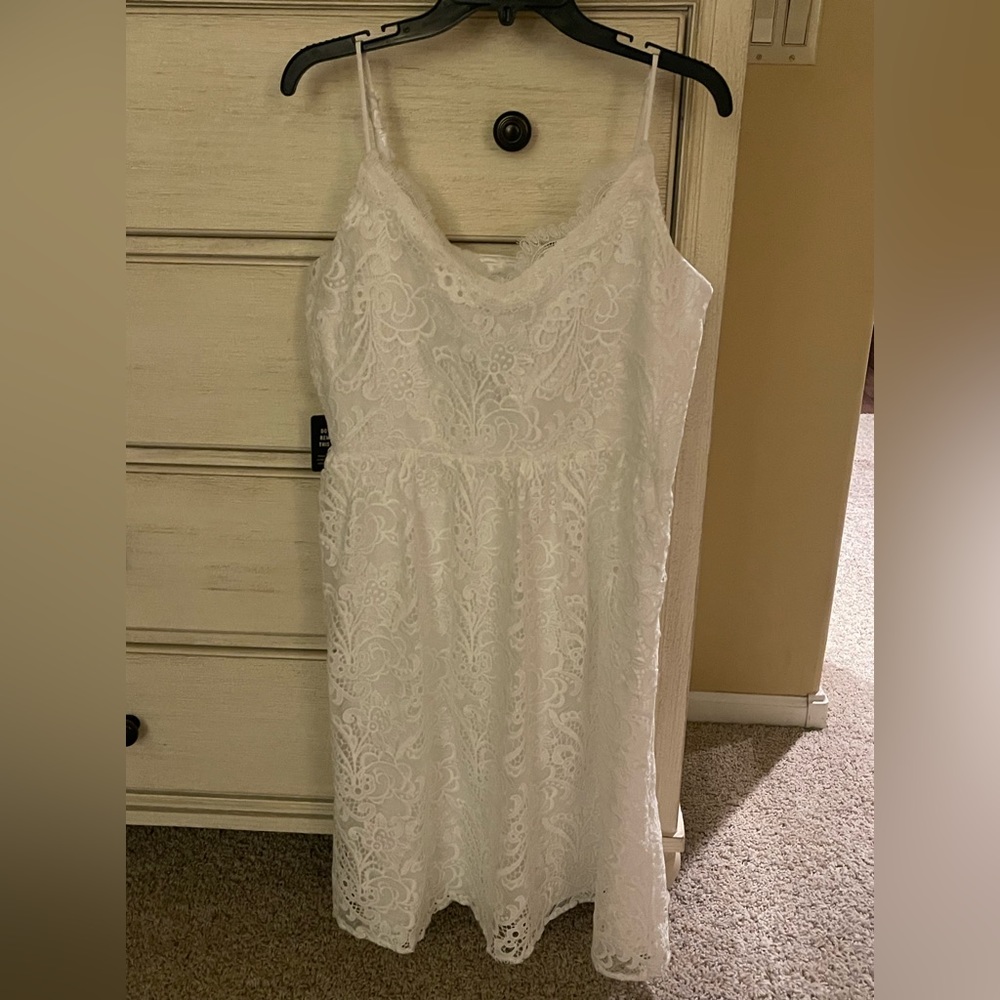 Express white dress